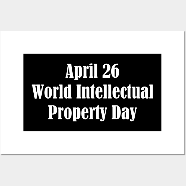 World Intellectual Property Day Wall Art by Fandie